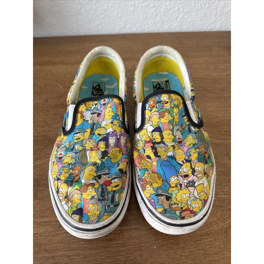 Vans X The Simpsons People Of Springfield Comfycush Slip On Men's 7.5 Women 9